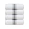 Arkwright Home Aston & Arden Turkish Striped Hand Towel 18x32 Pewter (4pk) HT-STT-1832-5.4-PTR - alternate 1